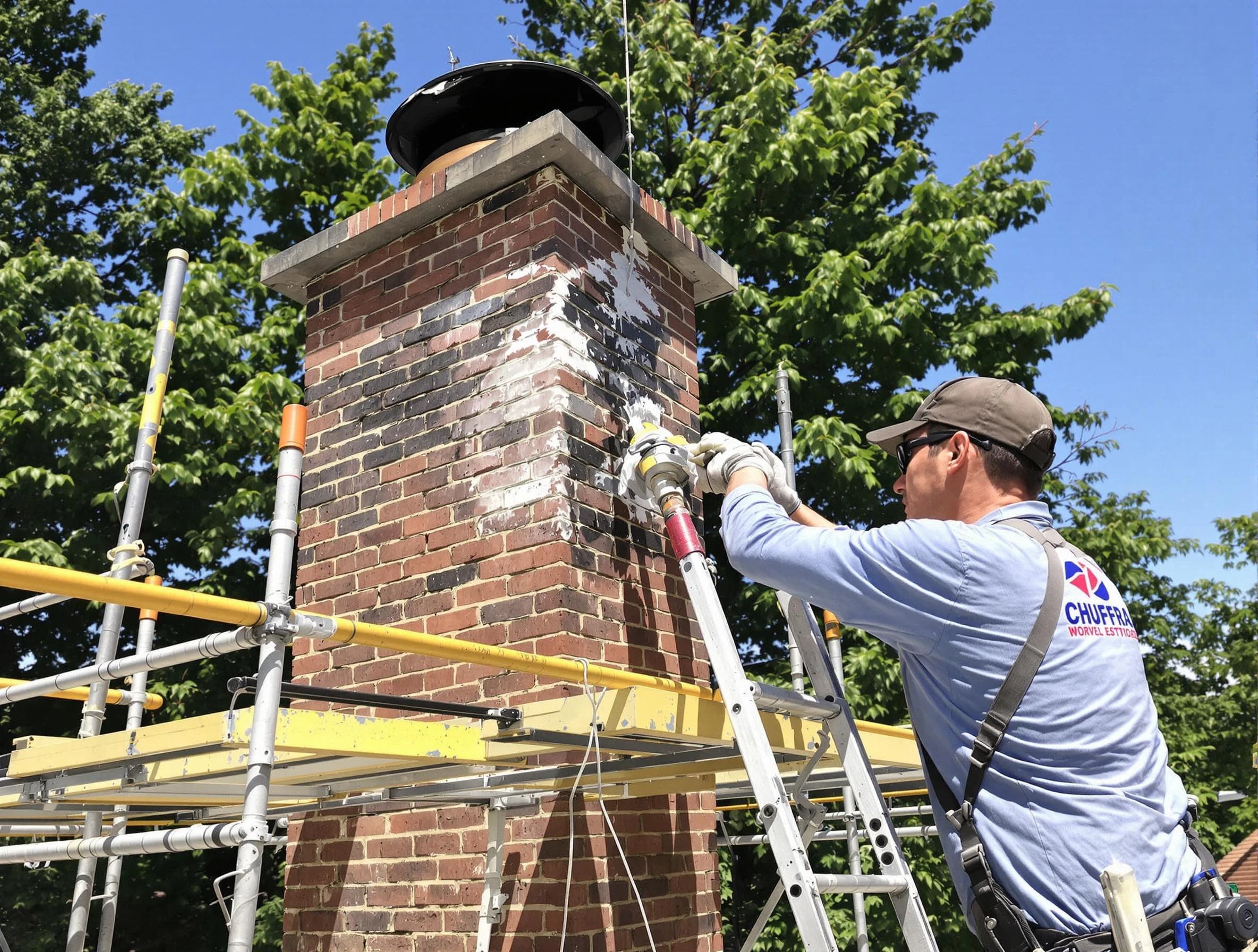 Structural chimney repair by East Basin Chimney Sweep in East Basin, UT
