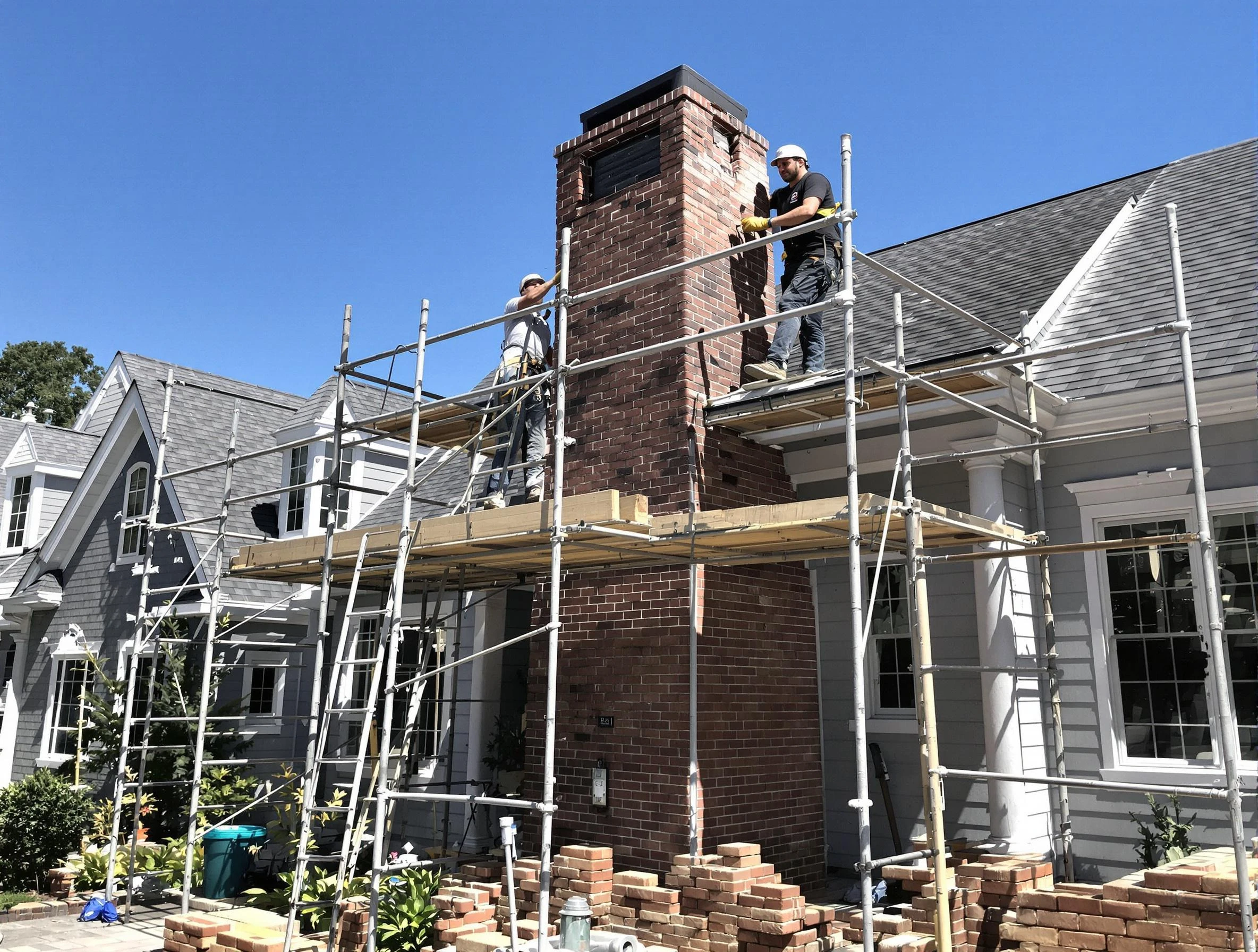 Chimney Rebuilding in East Basin