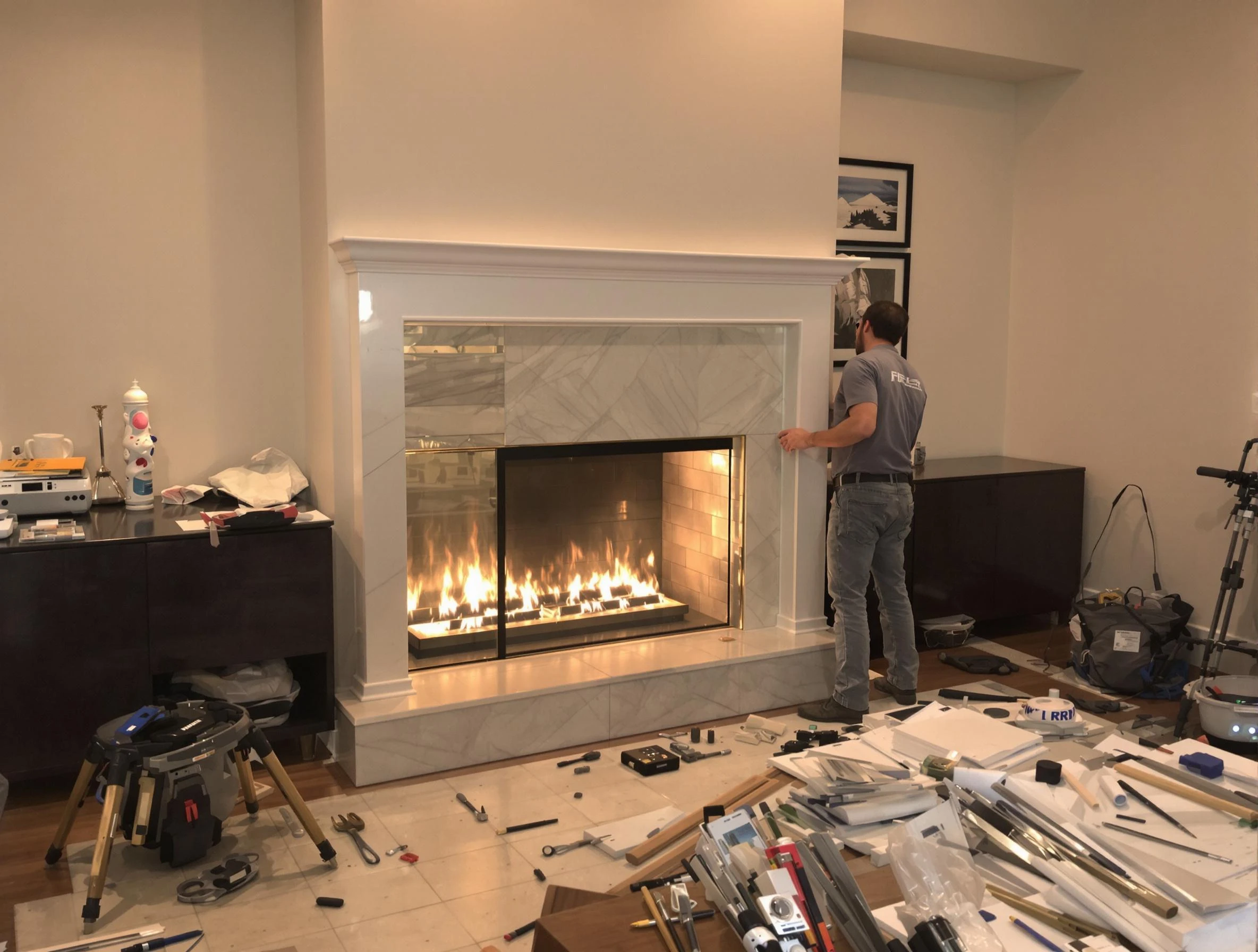 Fireplace Installation in East Basin